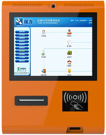 掛墻款刷卡驗證觸摸一體機
